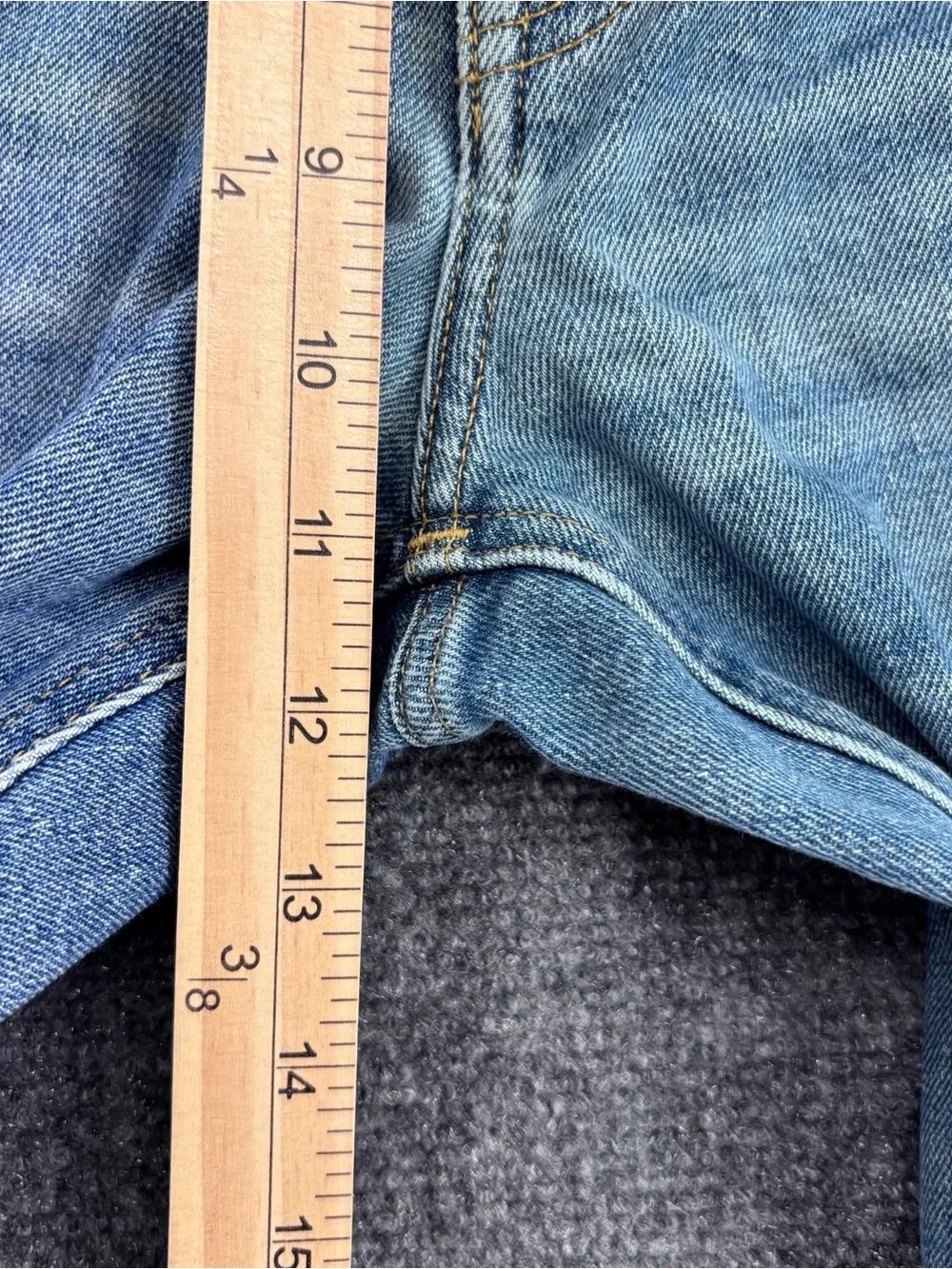 J Crew Stretch Sutton Jeans In Lucas Wash Men’s 36X28* Straight Leg Distressed
